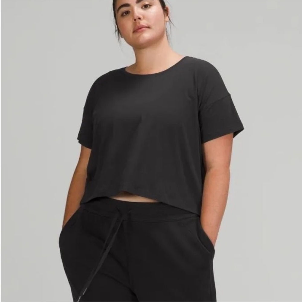 lululemon Black Crop Top